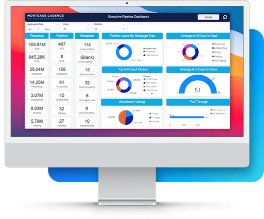 Mortgage Cadence online screen